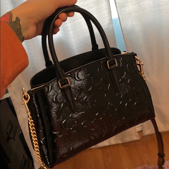 Coach patent crossbody Debossed - Picture 2 of 2